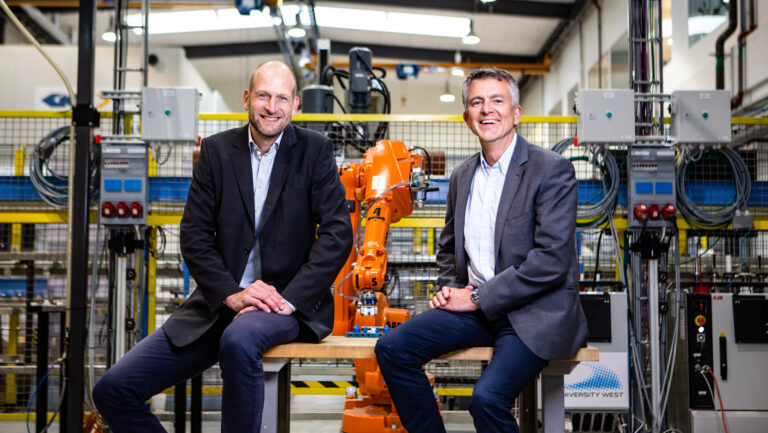 Innovatum Science Parks VD Martin Wänblom tillsammans med Tomas Wahlberg, VD på AnVa KSG.