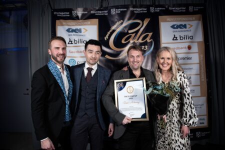 Chassis Autonomy vann Årets Startup. Foto: Jerry Lövberg