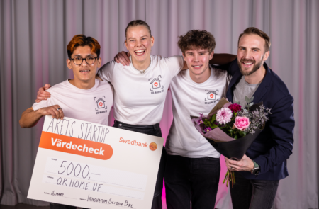 The most successful UF startup in Fyrbodal was QR-Home UF