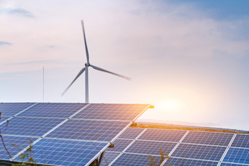 Vind- och solkraft