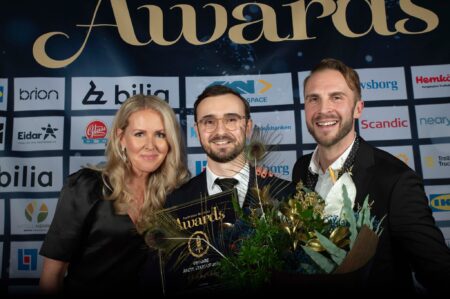 Sunsurf Solar vinner Årets startup. Foto Jerry Lövberg