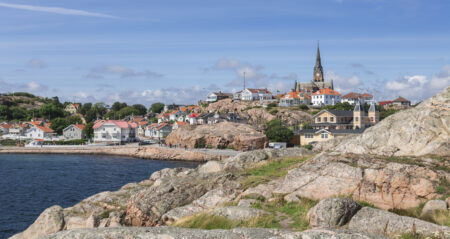 Image of Lysekil and the sea